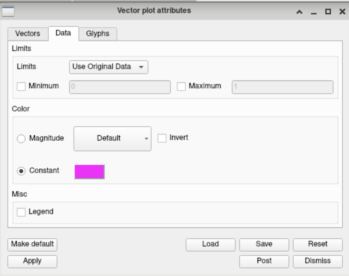 Figure 83: Setting color of the vector.